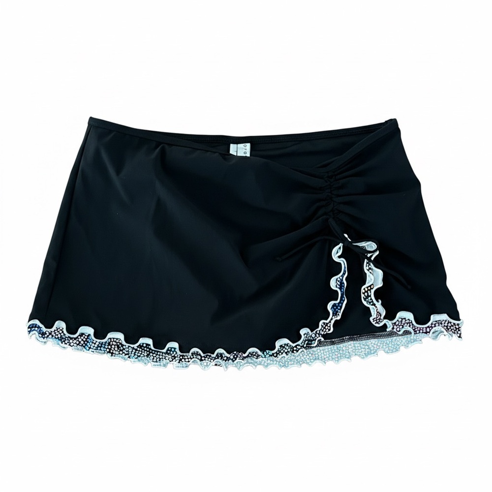 Profile by Gottex Layla Tricolore Side Slit Swim Skirt Bottom Size 8 NWT - Picture 2 of 7